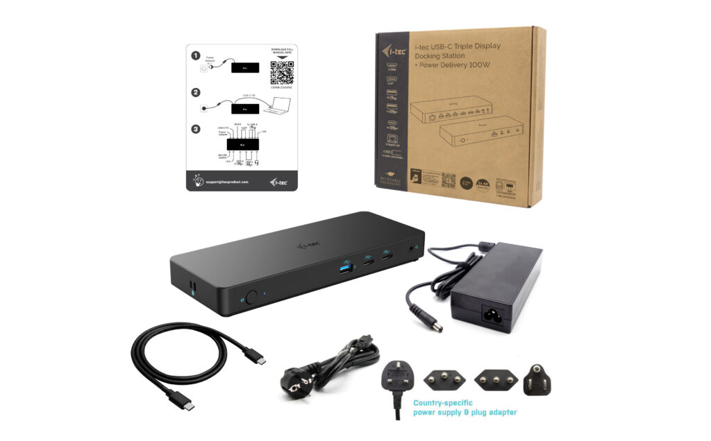 i-tec Dockingstation USB-C Gen2 Thunderbolt 3 Thunderbolt 4