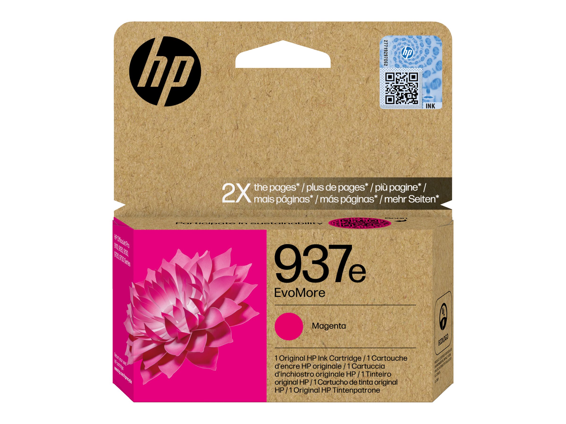 HP 937e4S6W7NE magenta Druckerpatrone
