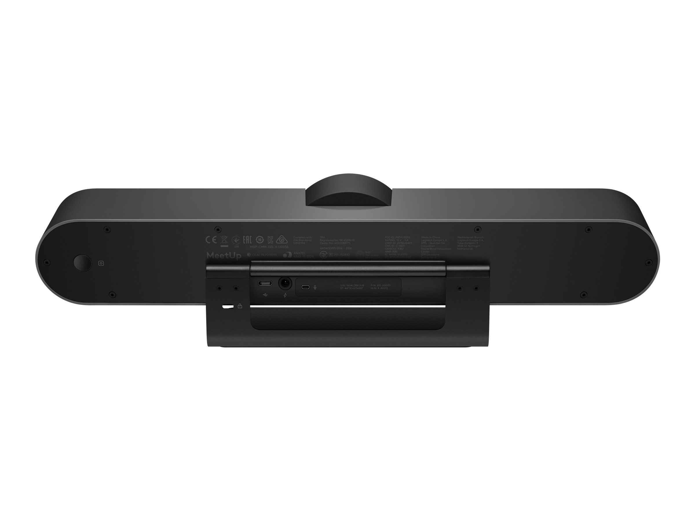 Logitech MeetUp Konferenzkamera mit Mikrofon schwarz