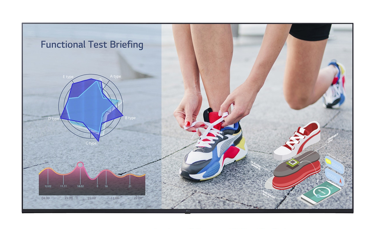 LG 50UL3JM Signage Display 127cm 50Zoll UL3J Series UHD 400cdm2 167 webOS Speaker wifi