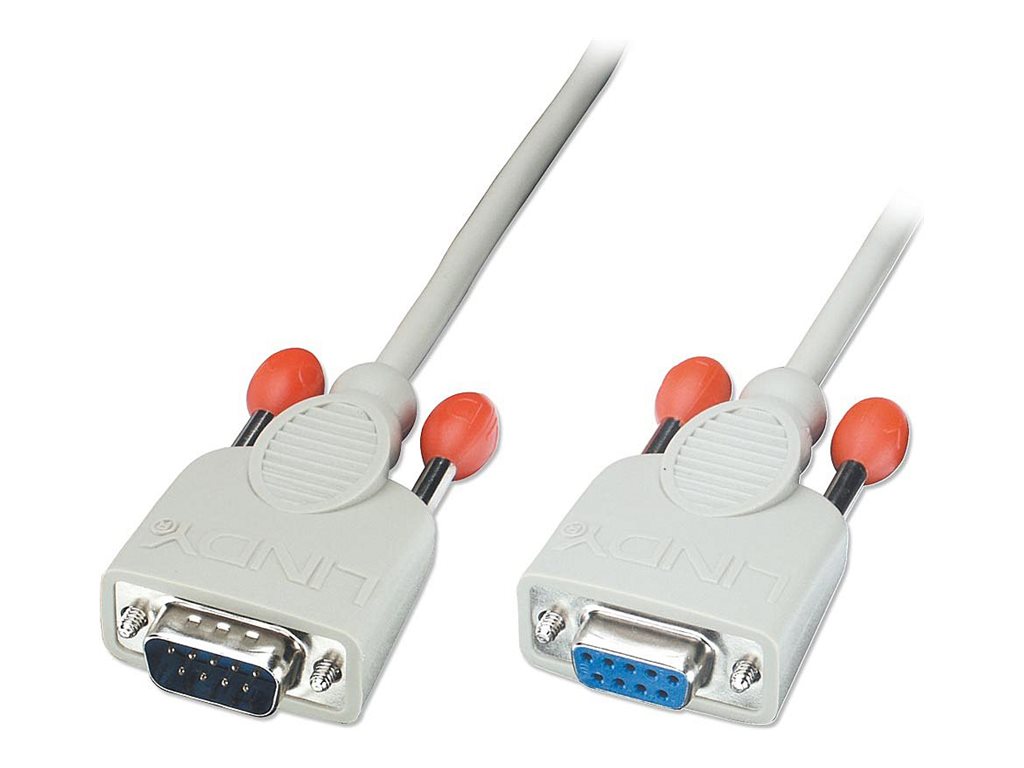 LINDY RS232 Verlaengerungskabel 9 Pol 2m Sub-D Stecker an 9 Pol Sub-D Kupplung 1:1 LINDY RS232 Verlaengerungskabel 9 Pol 2m Sub-D Stecker an 9 Pol Sub-D Kupplung 1:1