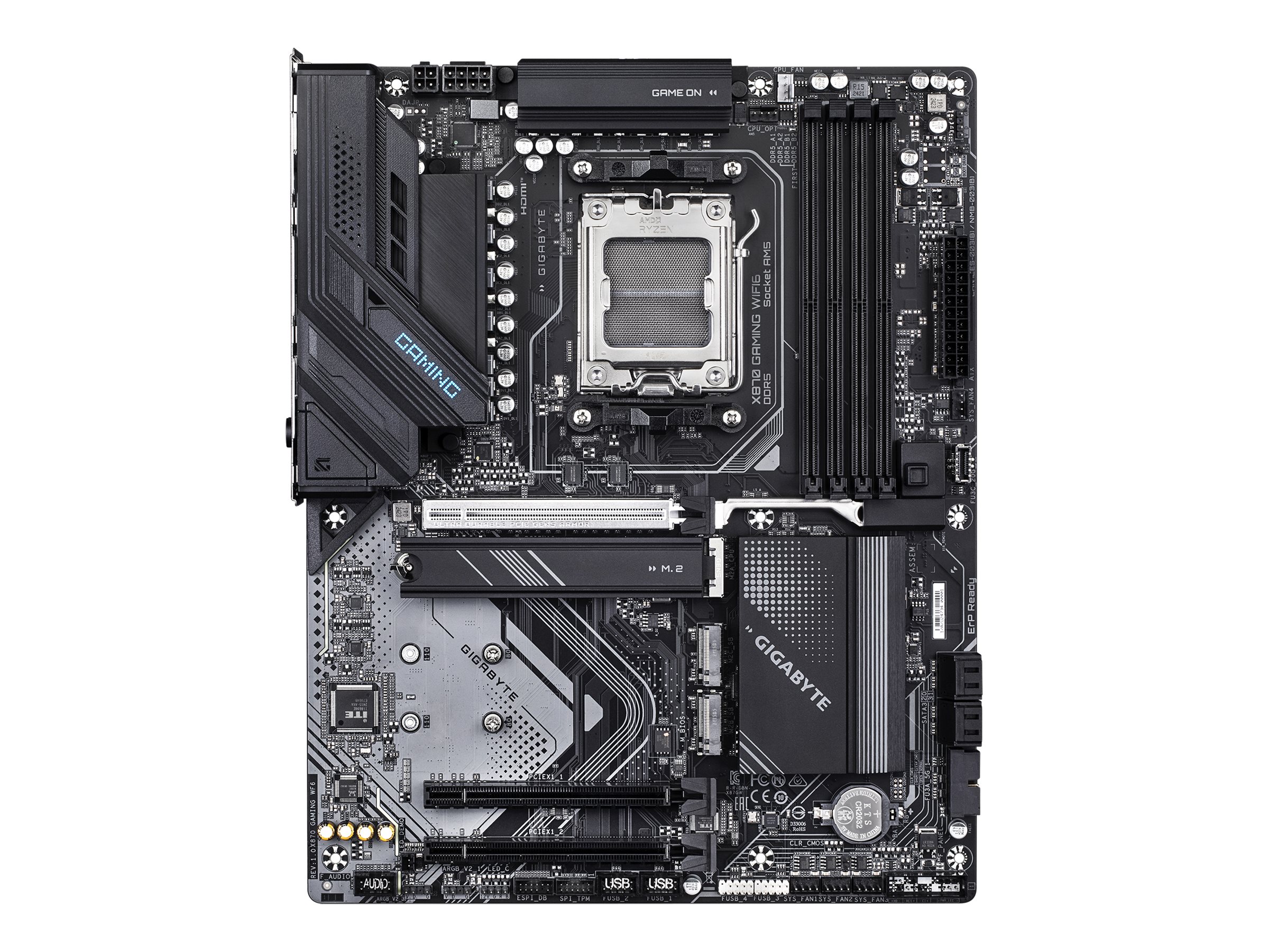 GIGABYTE X870 GAMING WF6 AM5 4xDDR5 6xSATA 3xM.2 GIGABYTE X870 GAMING WF6 AM5 4xDDR5 6xSATA 3xM.2