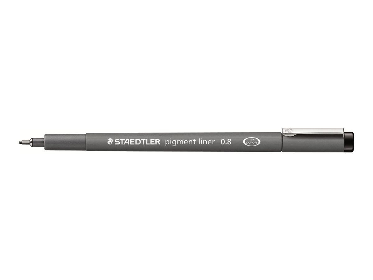 STAEDTLER pigment liner 308 Fineliner schwarz 0,8 mm, 1 St. STAEDTLER pigment liner 308 Fineliner schwarz 0,8 mm, 1 St.