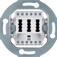 Berker TAE-Steckdose 454409 2x6/6NFF polarweiss Berker TAE-Steckdose 454409 2x6/6NFF polarweiss