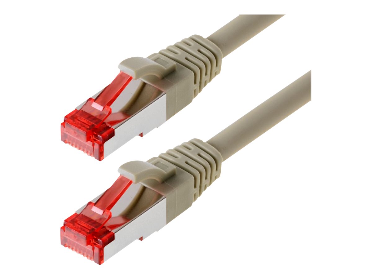 helos Patchkabel Cat 6 SFTP RJ45 grau 3m AWG277 LSZH GHMT