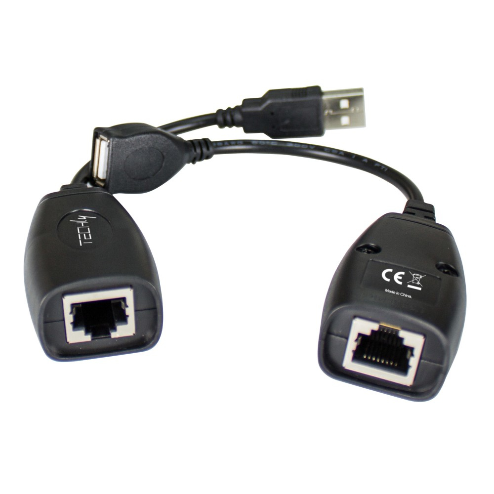TECHLY USB Extender über Cat5e6 max 50m