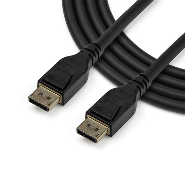 STARTECHCOM DisplayPort 14 Cable 164 ft 5m VESA Certified 8K60Hz HBR3 HDR DP to DP Mon Cable 8K DisplayPort Cable