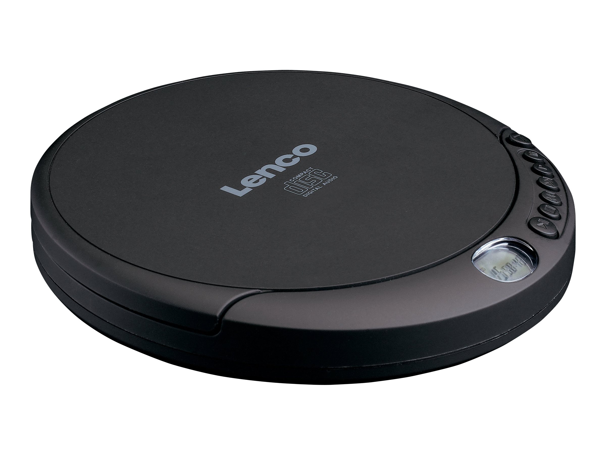 LENCO CD010 CD PlayerDiscman mit Ladefunktion, schwarz