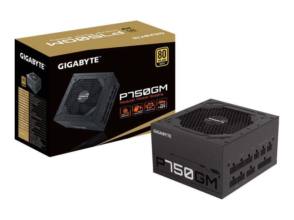 750W Gigabyte P750GM 80 Gold Kabelmanagement