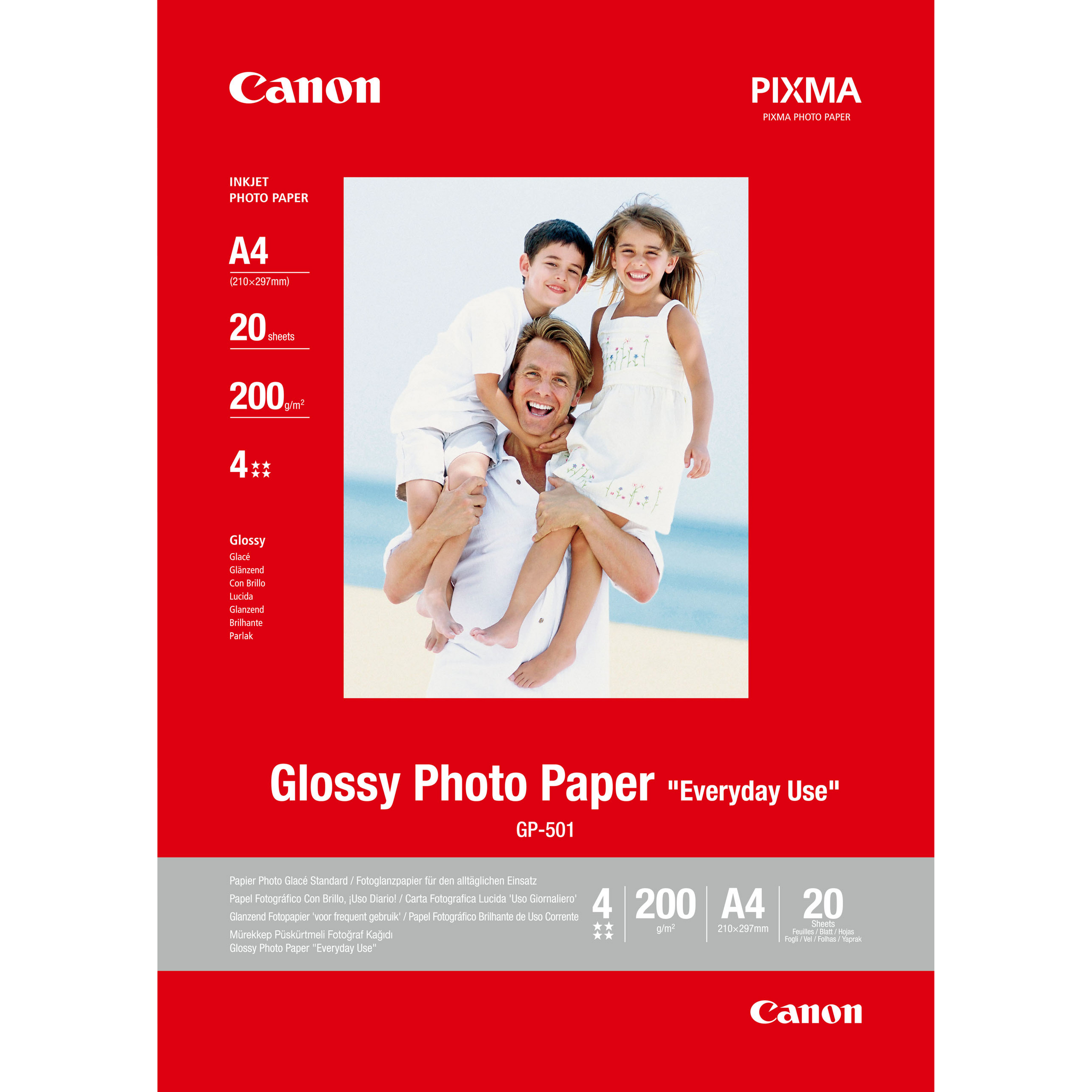 0775B082 CANON Fotopapier A4 210x297mm