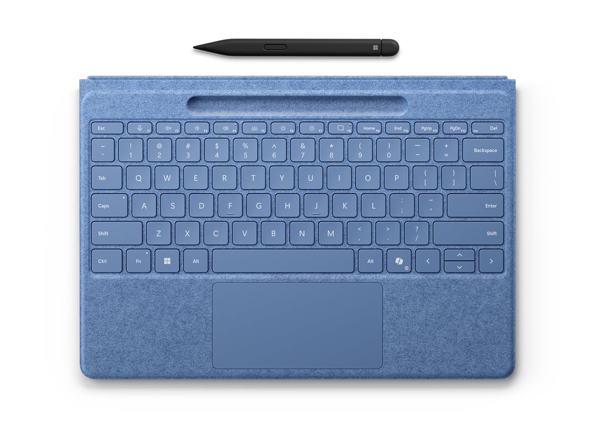 MICROSOFT Surface Pro Flex Keyboard mit Slim Pen Helles Saphirblau Projekt Retail (P)