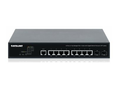 10-Port L2+ Managed PoE++ Switch 8x Gbit 2x SFP