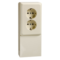 Elso Steckdose 515500 2fach 16A RENOVIERUNG perlweiß Elso Steckdose 515500 2fach 16A RENOVIERUNG perlweiß