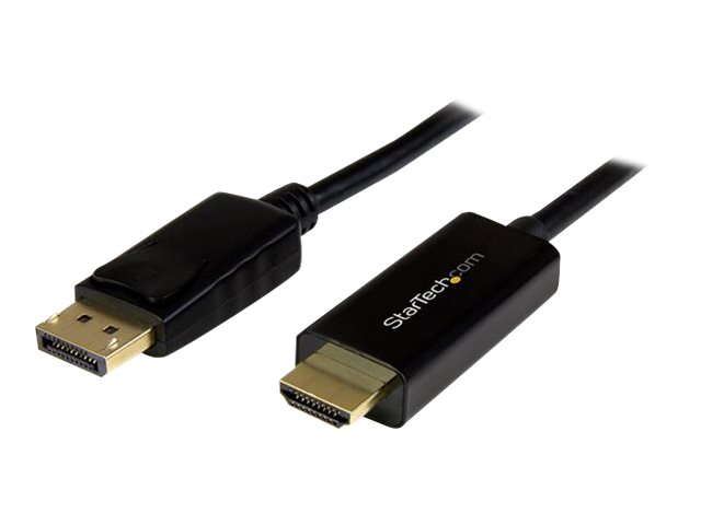 StarTech.com DisplayPort auf HDMI Kabel - 3m - DP zu HDMI Adapter mit Kabel - Ultra HD 4K 30Hz - St/St - Videokabel - DisplayPort / HDMI - 3 m