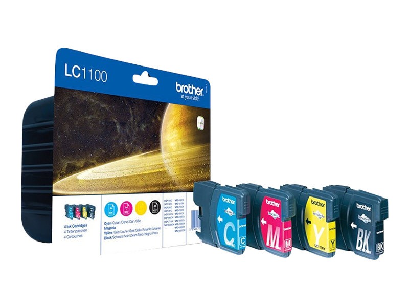 Tintenpatronen LC-1100 Multipack (je 1x BK/M/C/Y)