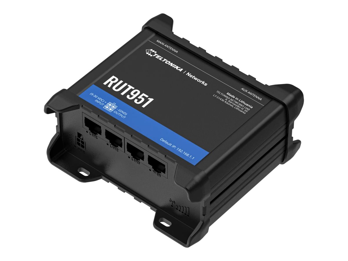 Teltonika Router RUT951 PoE LTE Modem RouterWLAN PoE with PSU