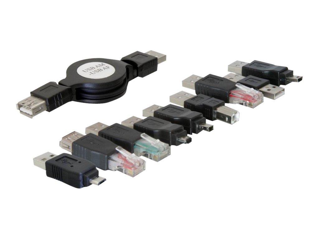 Delock USB Adapterkit 10-teilig