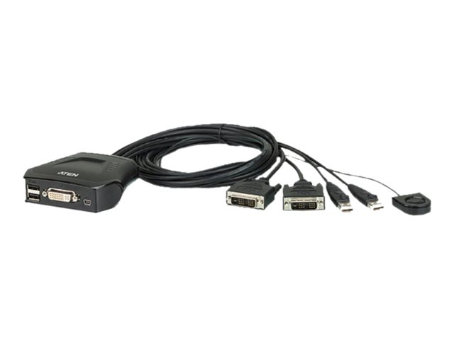 ATEN CS22D - KVM-Switch - 2 Anschlüsse