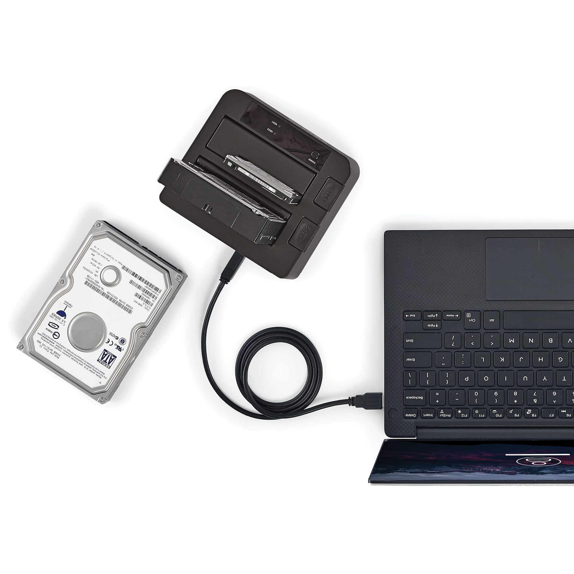STARTECHCOM USB 31 10 Gbits Dualbay Festplatten Dockingstation fuer 2,5 Zoll 3,5 Zoll SATA SSD HDD
