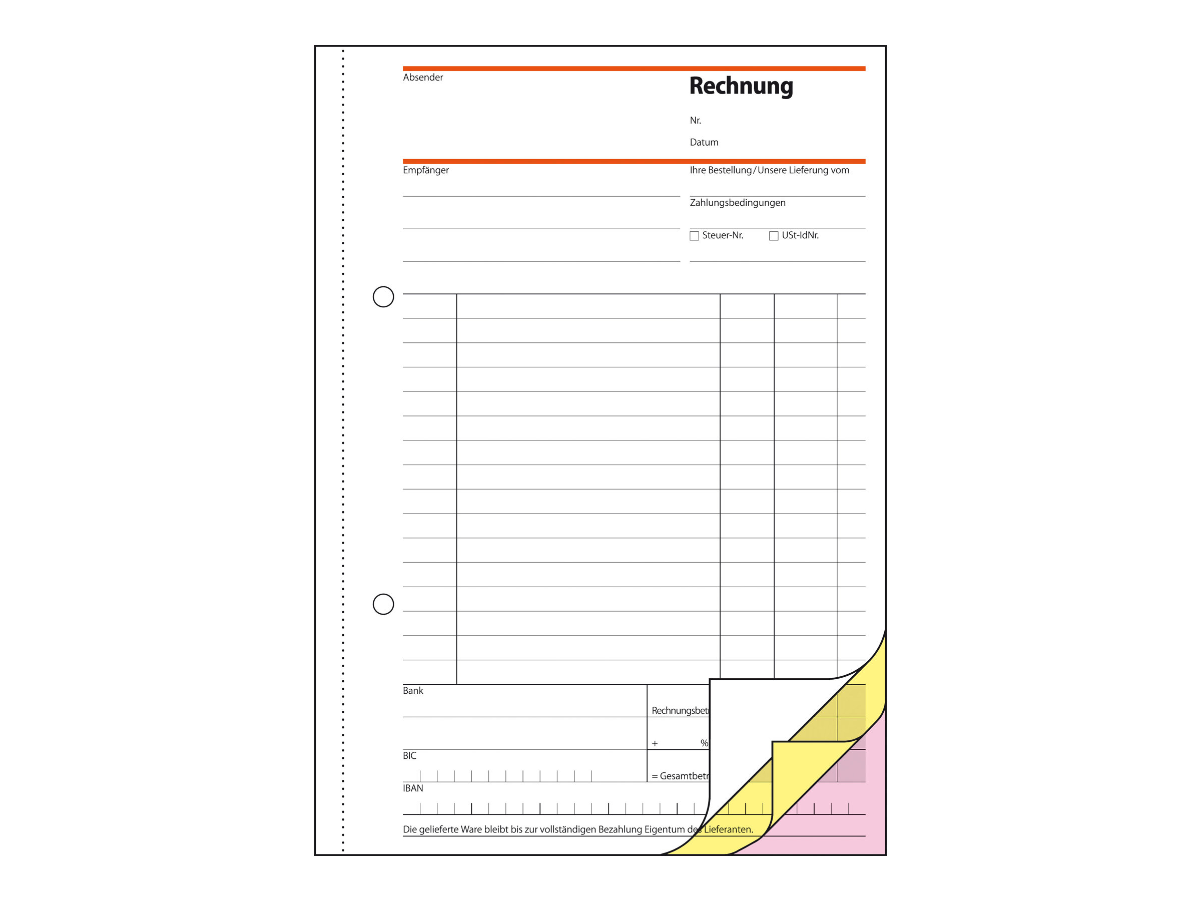 SIGEL Rechnung Formularbuch SD032 SIGEL Rechnung Formularbuch SD032