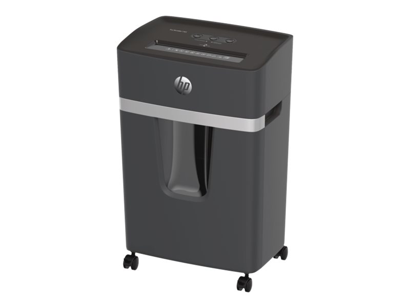 HP Pro Shredder 15CC Aktenvernichter mit Partikelschnitt P-4, 4 x 35 mm, bis 15 Blatt, schwarz