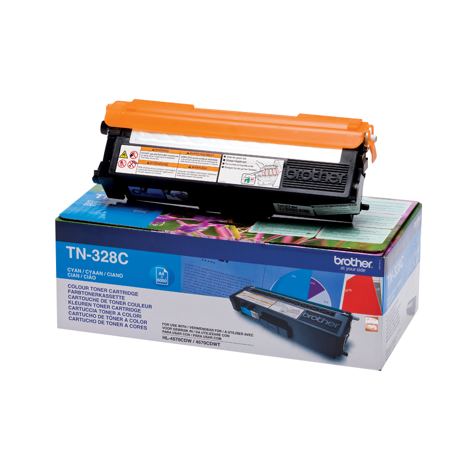 Brother TN-328C Tonerpatrone Cyan