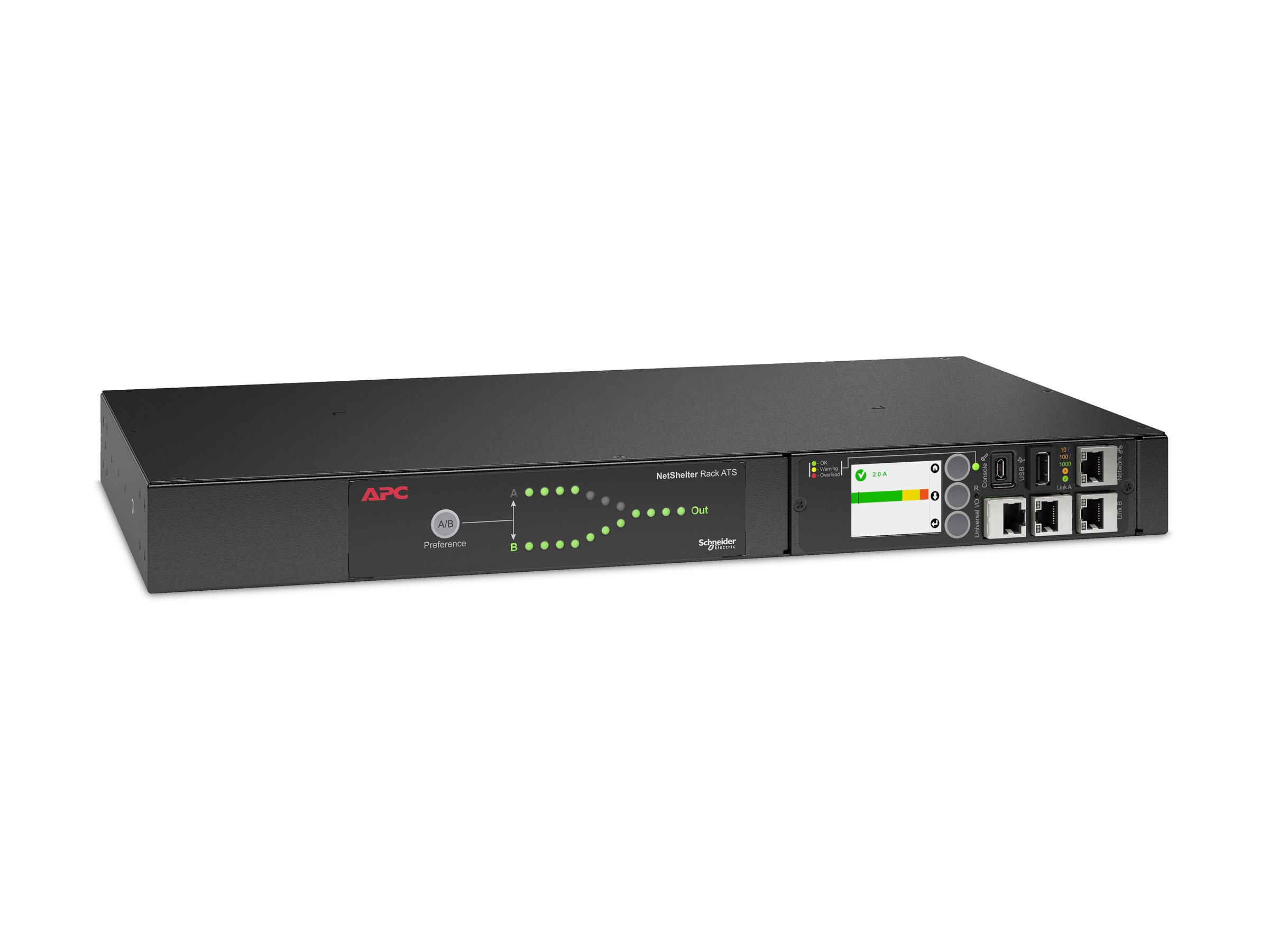 APC Rack ATS 230V 10A C14 in 12-C13 out