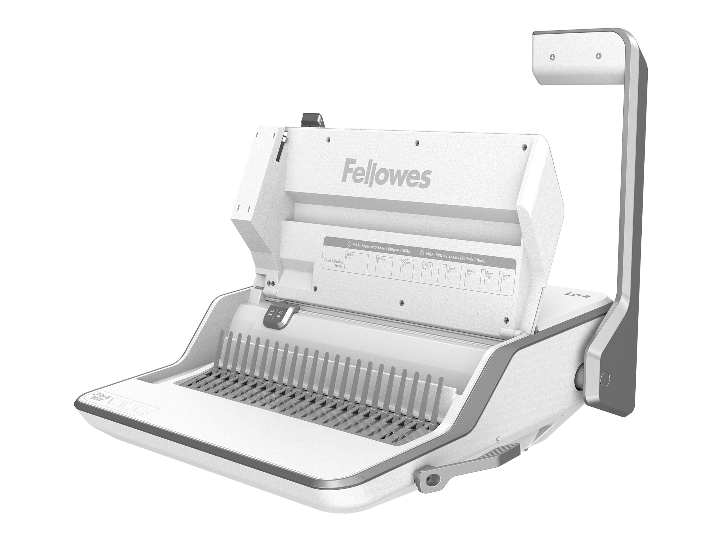 AKTION Fellowes Lyra 3in1 Bindestation Kunststoffbindegerät mit 25 Euro CashBack