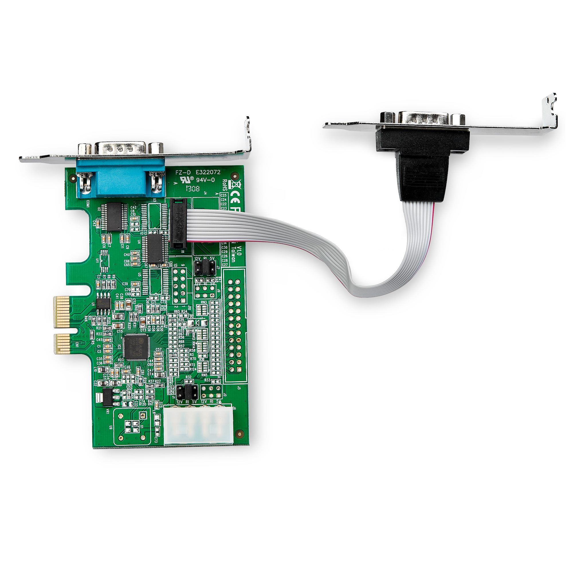 StarTech 2-Port PCIe RS232 Adapter mit 16950 UART