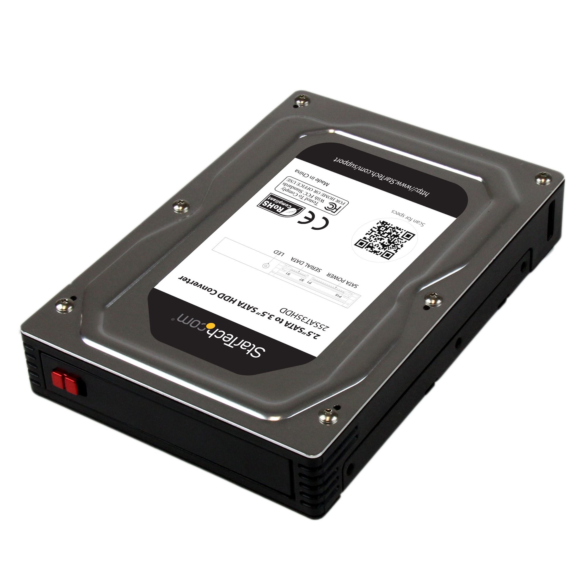 STARTECHCOM 25SAT35HDD 635cm25in to 889cm35in SATA Hard Drive Converter Enclosure