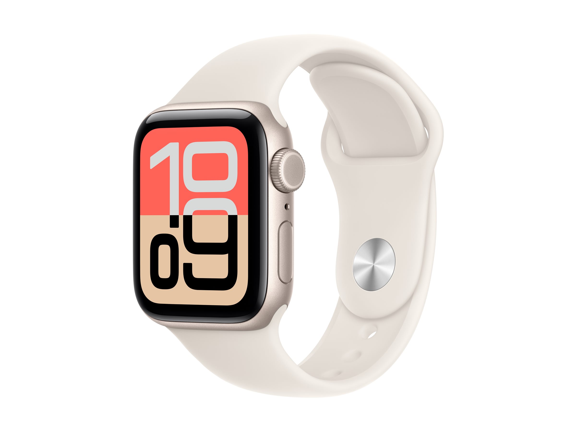 APPLE Watch SE 3 GPS + Cellular 40mm Starlight Aluminium Case with Starlight Sport Band - S/M APPLE Watch SE 3 GPS + Cellular 40mm Starlight Aluminium Case with Starlight Sport Band - S/M