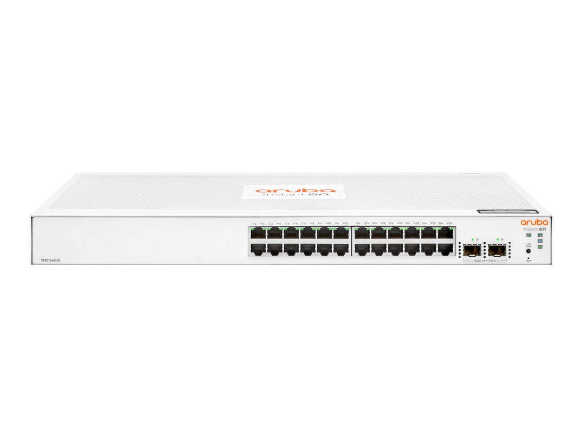 HPE Networking Instant On Switch 24p Gigabit 2p SFP 1830 EU en HPE Networking Instant On Switch 24p Gigabit 2p SFP 1830 EU en