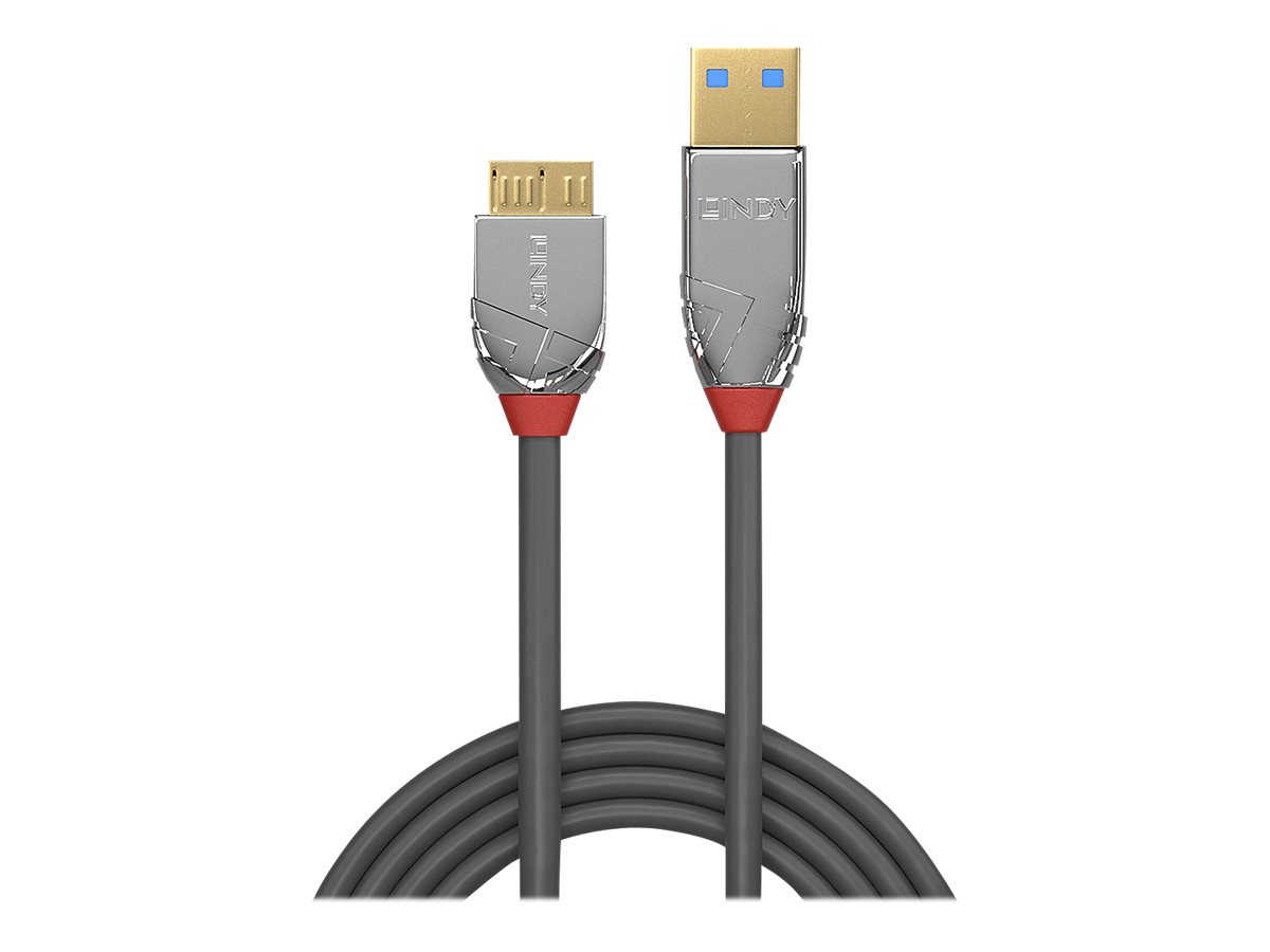 LINDY 1m USB 3.0 Typ A an Micro-B Kabel Cromo Line 5 Gbit/s