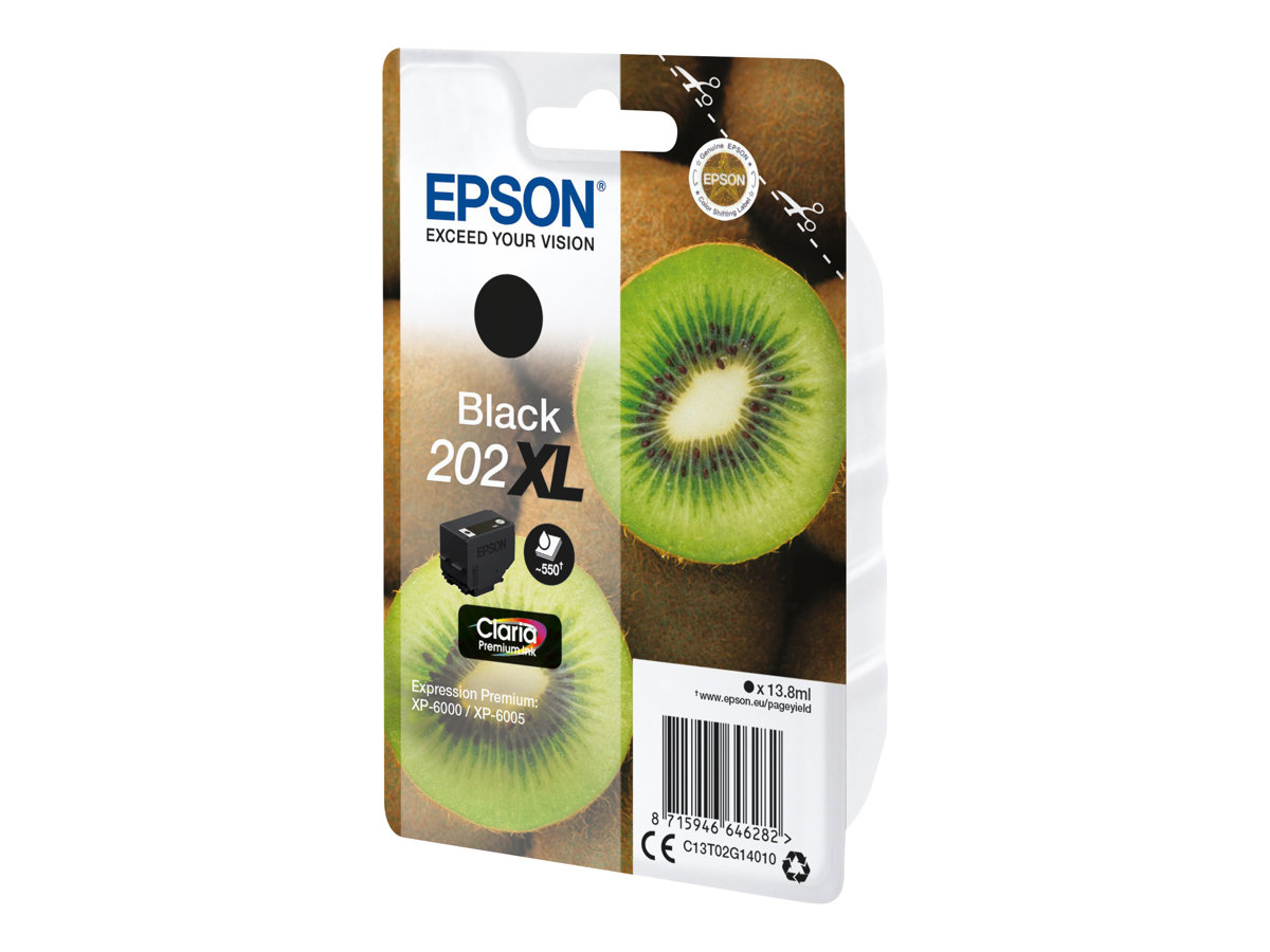 C13T02G14010 EPSON XP Tinte black HC 550 C13T02G14010 EPSON XP Tinte black HC 550