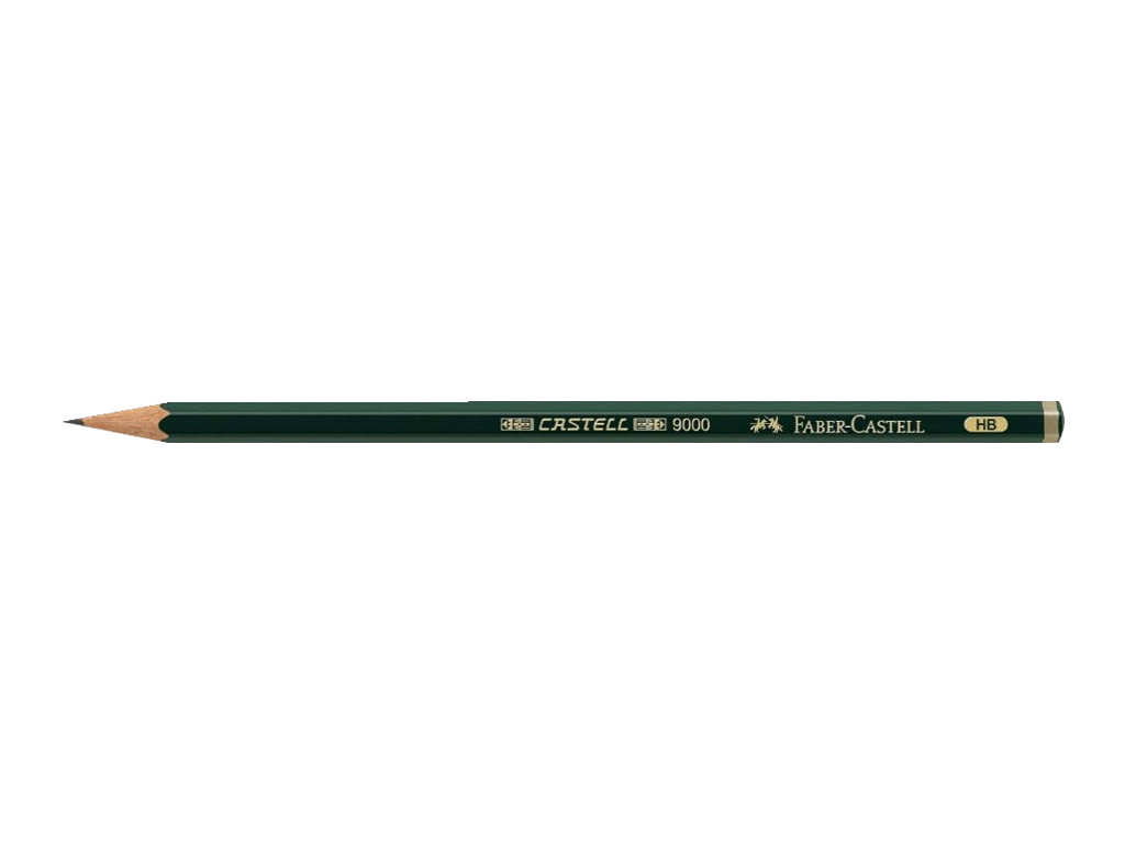 Faber-Castell CASTELL 9000 Bleistift 5H grün