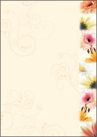 SIGEL Motivpapier Flowerstyle Motiv DIN A4 90 g/qm 50 Blatt SIGEL Motivpapier Flowerstyle Motiv DIN A4 90 g/qm 50 Blatt
