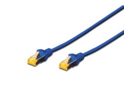 DIGITUS CAT 6A S-FTP Patchk. Cu, LSZH AWG 26/7, 10 m, BL