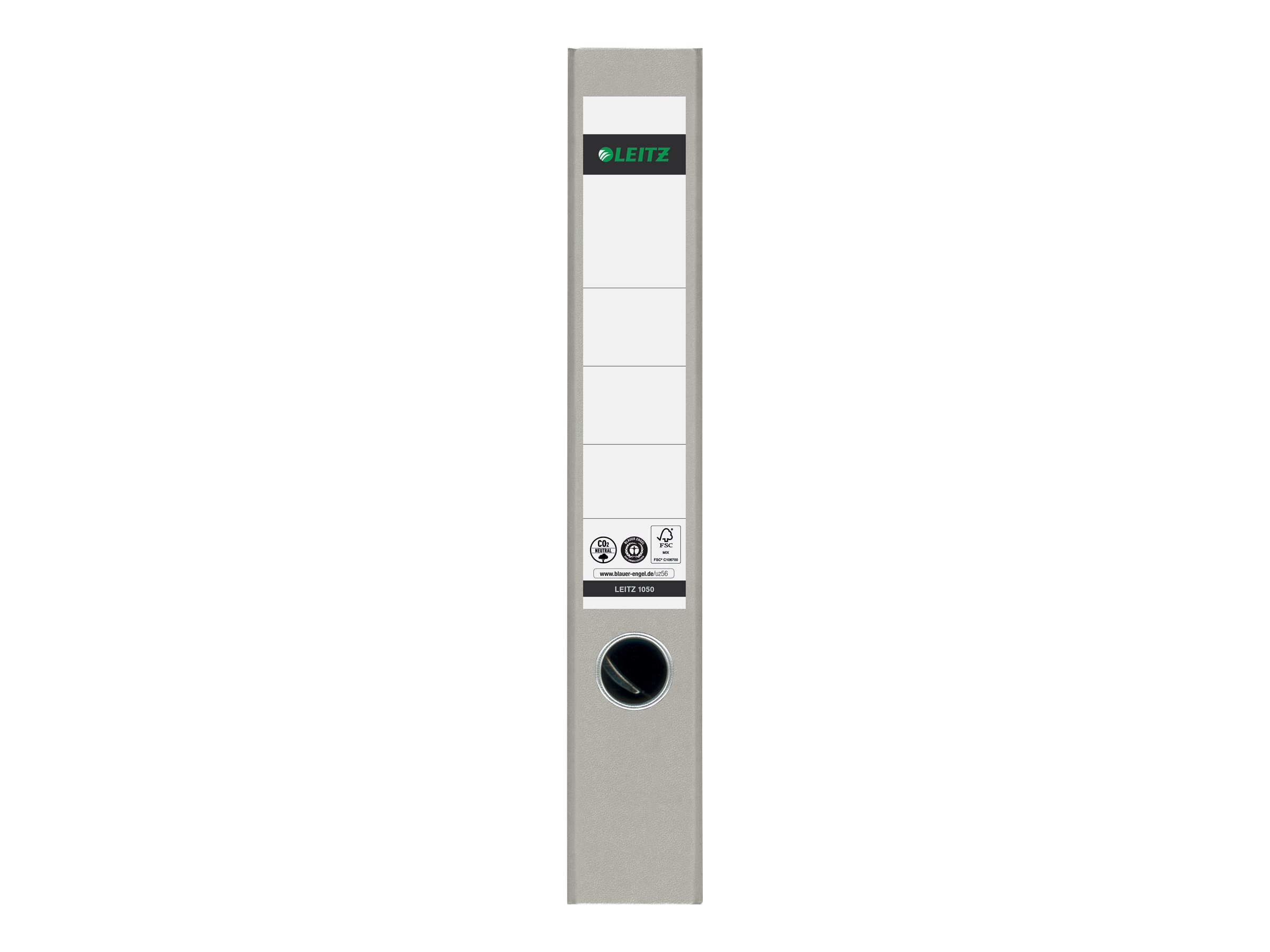 LEITZ 1050 Ordner lichtgrau marmoriert Karton 5,2 cm DIN A4