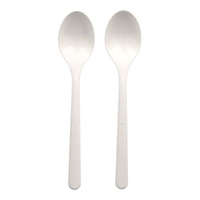 circulware RESBONSIBLES Mehrweg-Loeffel, Kunststoff weiss, 50 St. circulware RESBONSIBLES Mehrweg-Loeffel, Kunststoff weiss, 50 St.