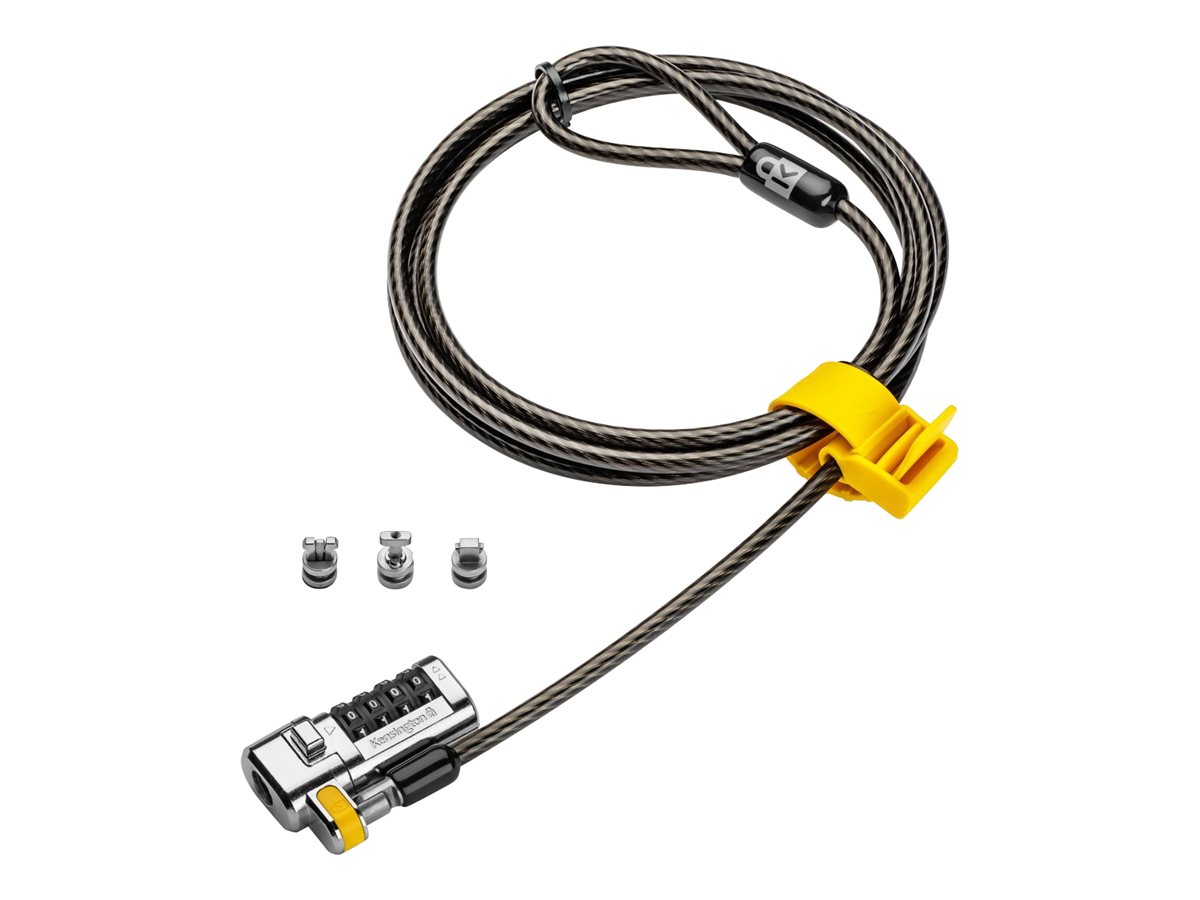 KENSINGTON ClickSafe 3-in-1 Combination Lock T-Bar Nano & Wedge Anchors