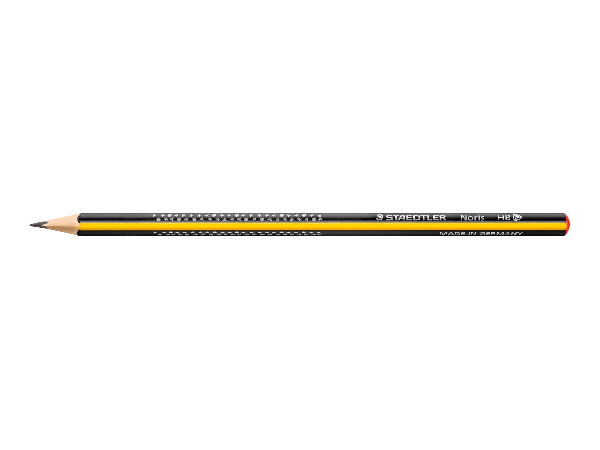 STAEDTLER Noris 183-HB Bleistifte HB schwarz/gelb, 12 St. STAEDTLER Noris 183-HB Bleistifte HB schwarz/gelb, 12 St.