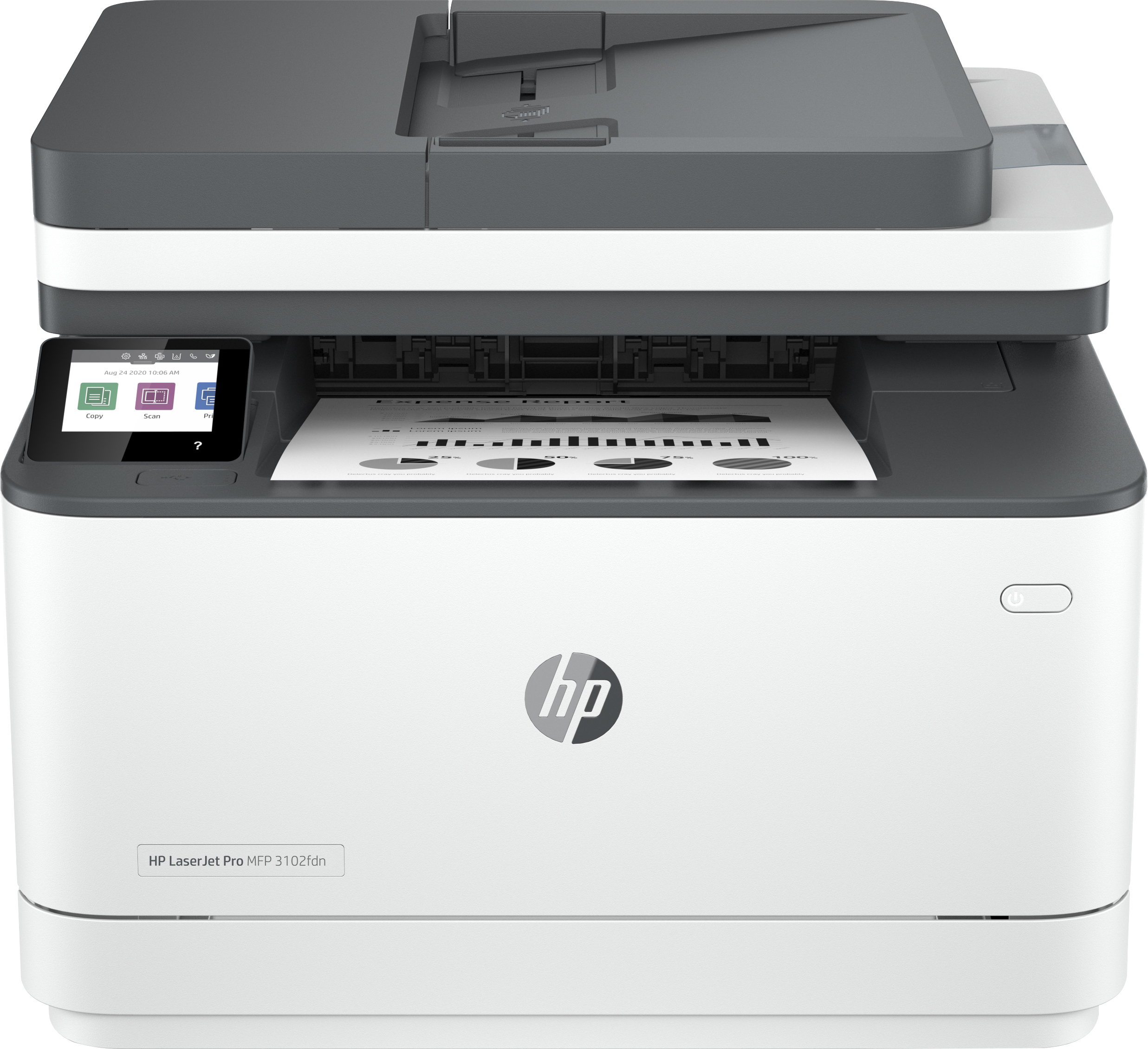 HP LaserJet Pro MFP 3102fdn 4 in 1 LaserMultifunktionsdrucker weiß