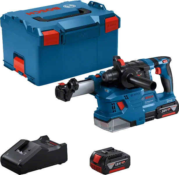 BOSCH Professional GBH 18V-22 Akku-Bohrhammer-Set 18,0 V, mit 2 Akkus