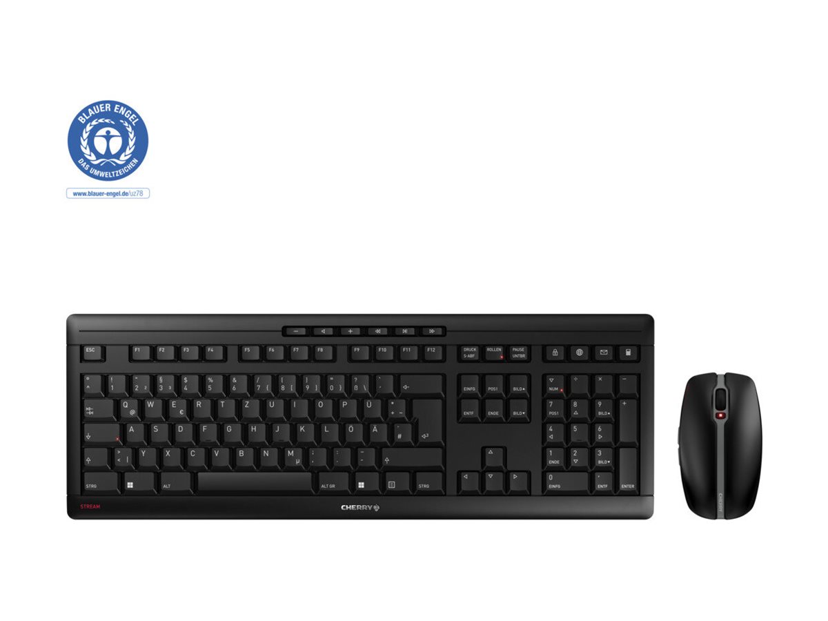 JD-8500DE-2 CHERRY Stream Tastatur+Maus JD-8500DE-2 CHERRY Stream Tastatur+Maus