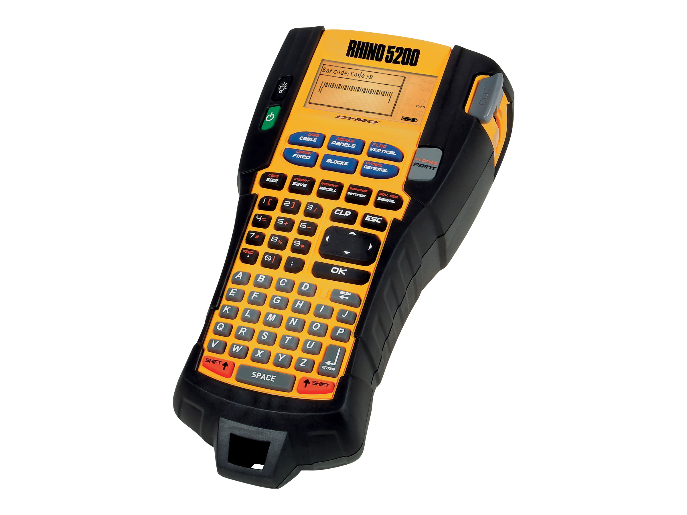 DYMO RHINO 5200 Set BeschriftungsgerÃ¤t gelb, schwarz