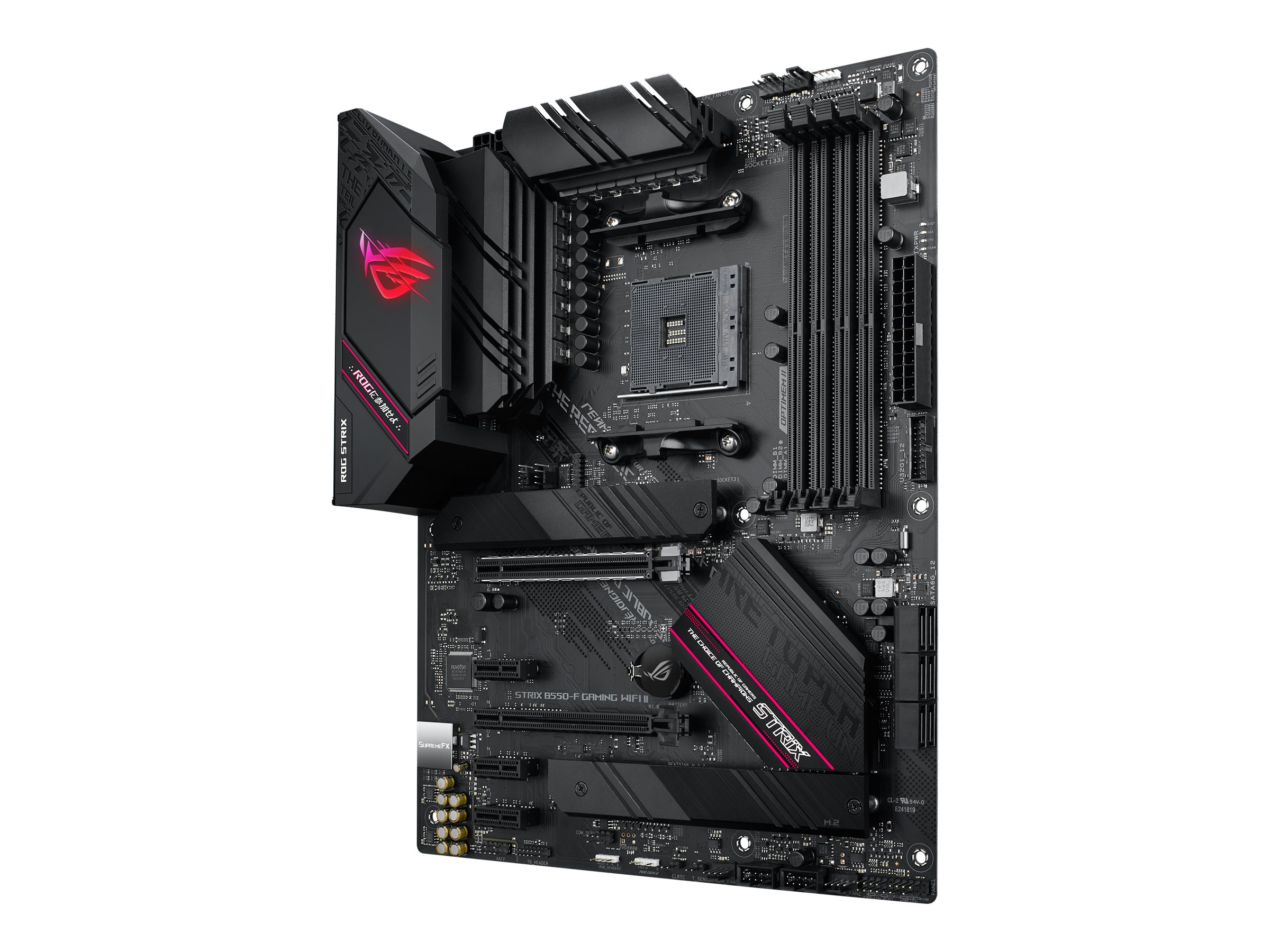ASUS ROG STRIX B550-F GAMING WIFI II AM4 Socket 4x4DDR 1xHDMI 1xDP 2xM.2 ASUS ROG STRIX B550-F GAMING WIFI II AM4 Socket 4x4DDR 1xHDMI 1xDP 2xM.2