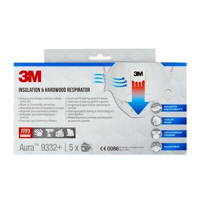 3M 9332PRO5 Weiß FFP3 CE