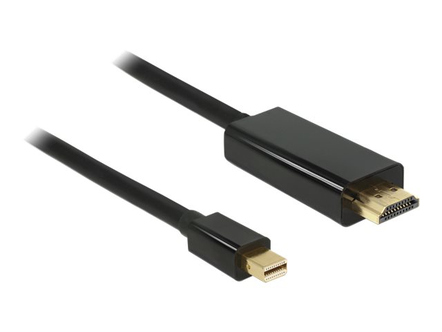 Delock Kabel Mini Displayport 1.1 Stecker > HDMI-A Stecker 2 m schwarz Delock Kabel Mini Displayport 1.1 Stecker > HDMI-A Stecker 2 m schwarz