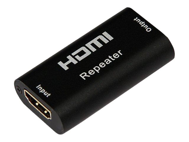 TECHLY HDMI 4k 60Hz Repeater/Extender schwarz Erweitert das 4K-Signal auf bis zu 40 Meter TECHLY HDMI 4k 60Hz Repeater/Extender schwarz Erweitert das 4K-Signal auf bis zu 40 Meter