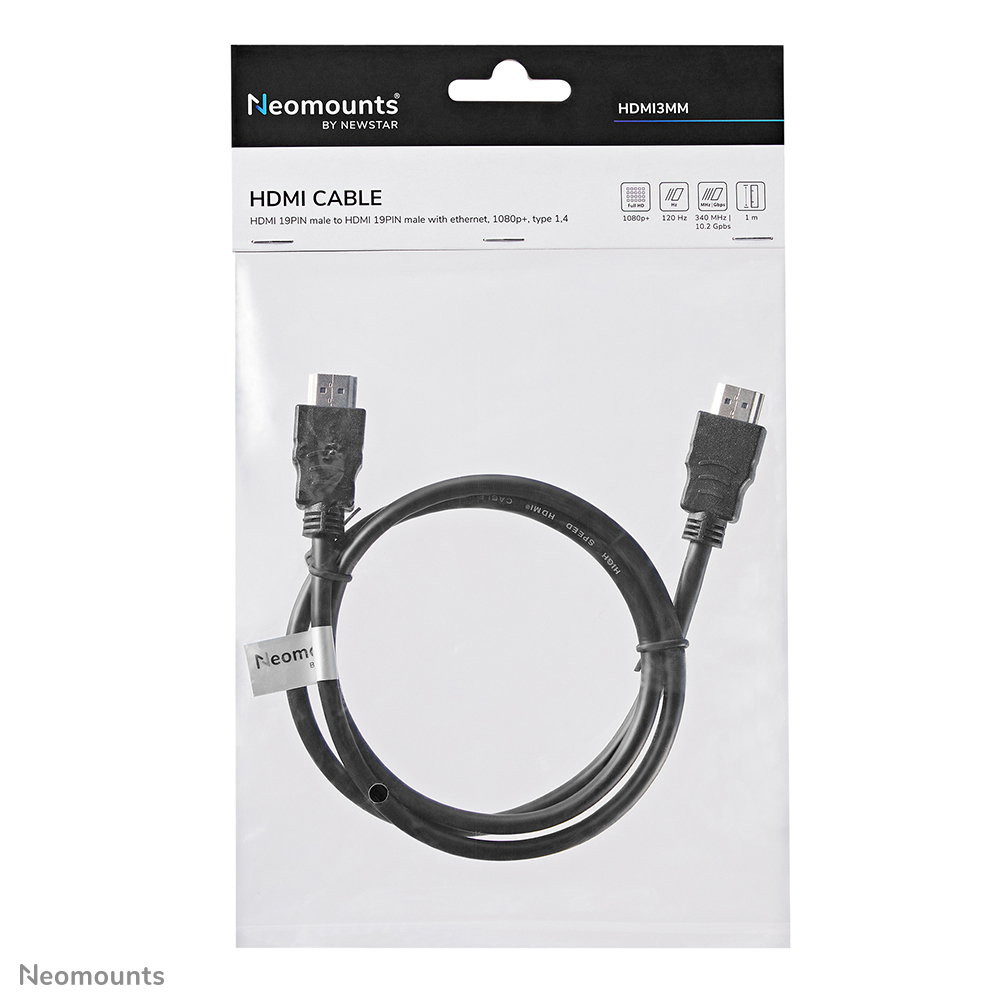 NEOMOUNTS HDMI 13 cable High speed HDMI 19 pins MM 1 meter